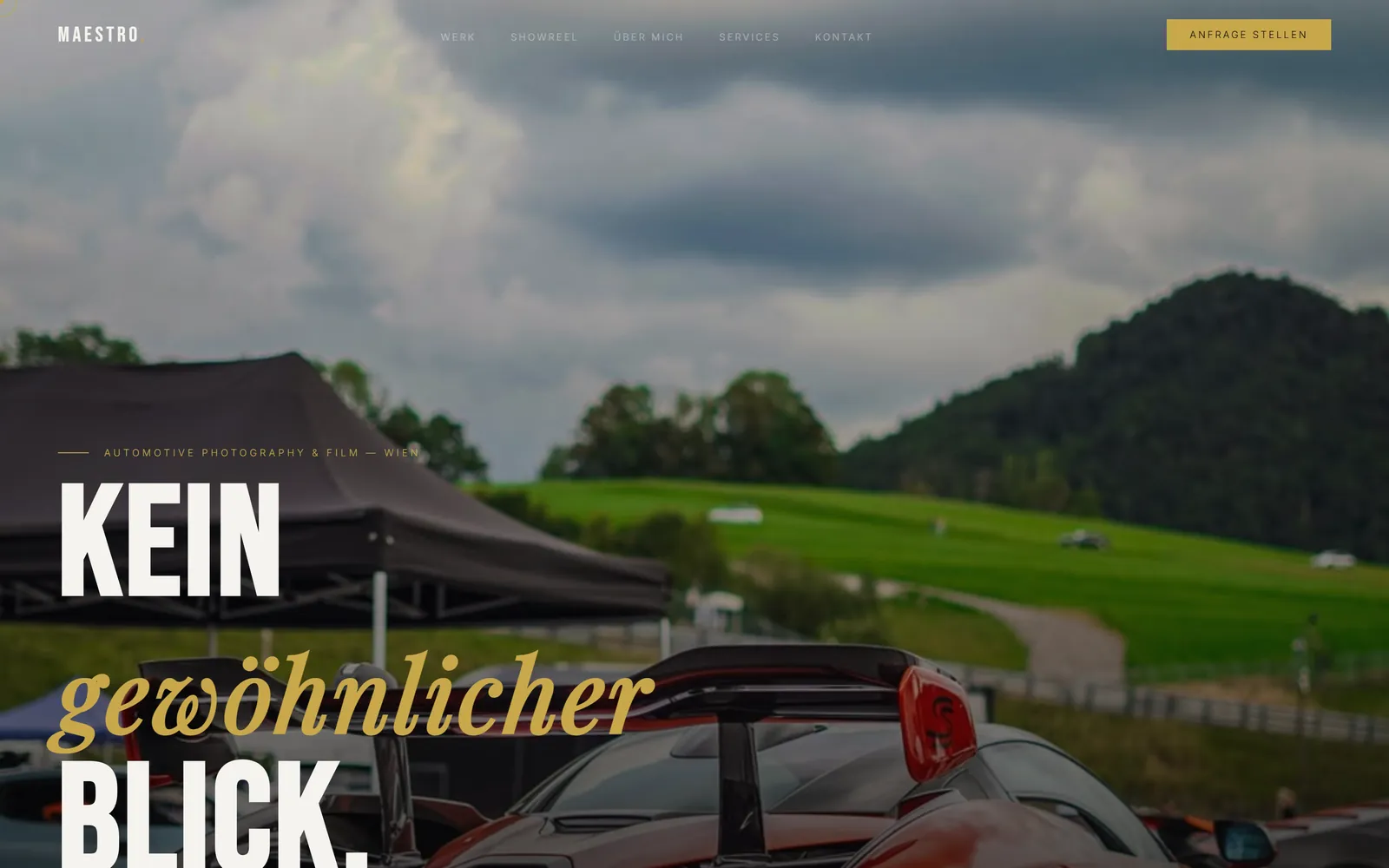 Website von Maestro Visuals