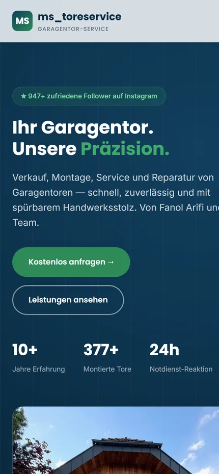 Website von ms_toreservice am Handy